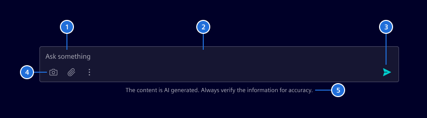 Chat input elements